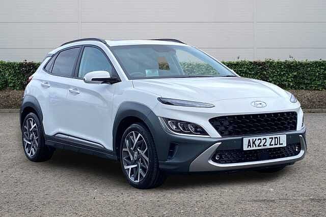 Hyundai KONA 1.6 GDi Hybrid Ultimate 5dr DCT Polar White