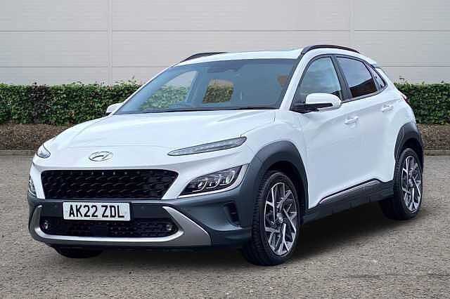 Hyundai KONA 1.6 GDi Hybrid Ultimate 5dr DCT Polar White