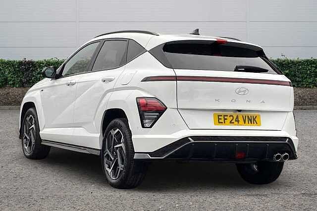 Hyundai KONA 1.6 T-GDi N Line S SUV 5dr Petrol Manual Euro 6 (s/s) (198 ps) Serenity White