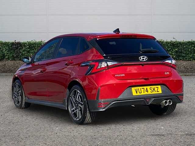 Hyundai I20 1.0 T-GDi N Line S Hatchback 5dr Petrol DCT Euro 6 (s/s) (100 ps) Dragon Red