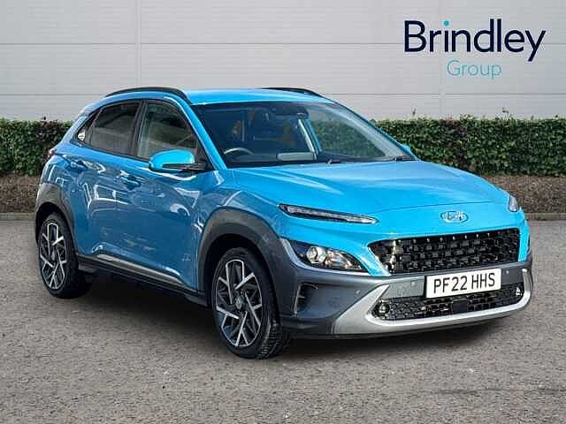 Hyundai KONA 1.6 h-GDi Premium SUV 5dr Petrol Hybrid DCT Euro 6 (s/s) (141 ps) Blue