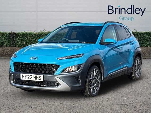 Hyundai KONA 1.6 h-GDi Premium SUV 5dr Petrol Hybrid DCT Euro 6 (s/s) (141 ps) Blue