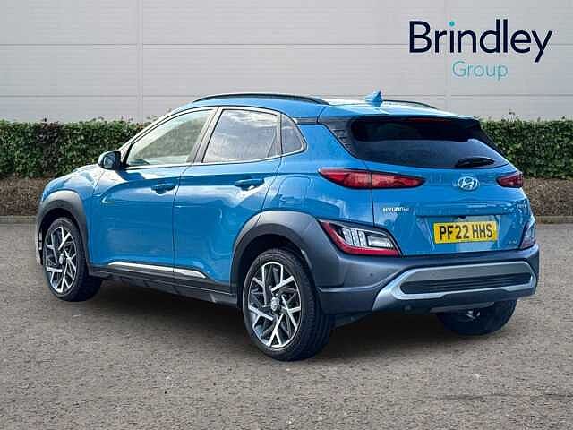 Hyundai KONA 1.6 h-GDi Premium SUV 5dr Petrol Hybrid DCT Euro 6 (s/s) (141 ps) Blue