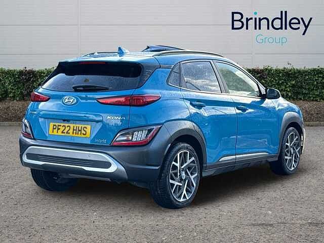 Hyundai KONA 1.6 h-GDi Premium SUV 5dr Petrol Hybrid DCT Euro 6 (s/s) (141 ps) Blue