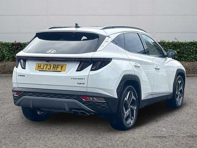 Hyundai TUCSON 1.6 TGDi Hybrid 230 Ultimate 5dr 2WD Auto Serenity White