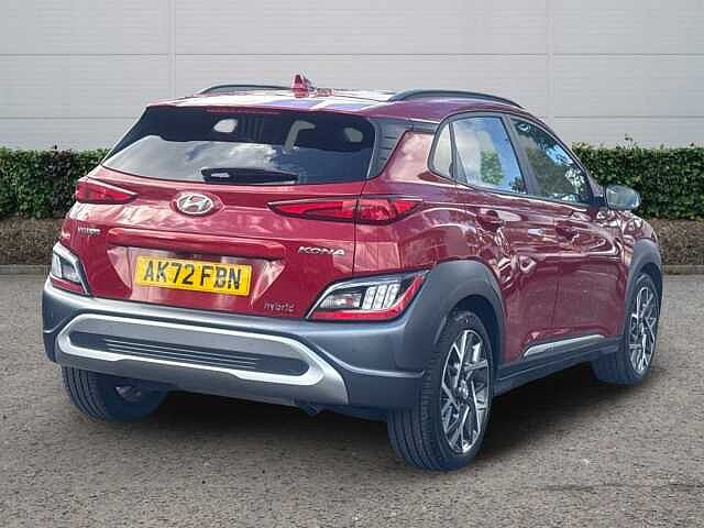 Hyundai KONA 1.6 GDi Hybrid Ultimate 5dr DCT Pulse Red